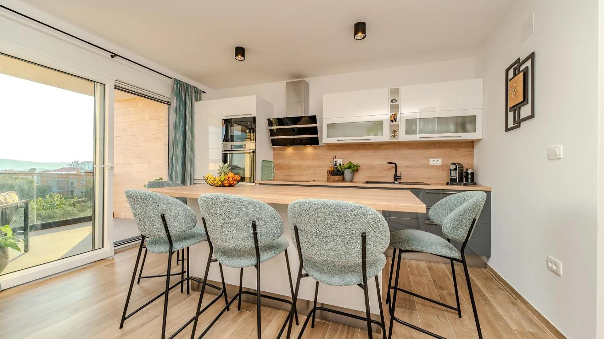 Апартаменты Biograd Sunset Penthouse With Spectactular View And Jacuzzi Биоград-на-Мору Хорватия